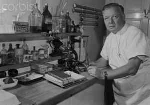 Doctor Werner Forssmann Working in Laboratory
